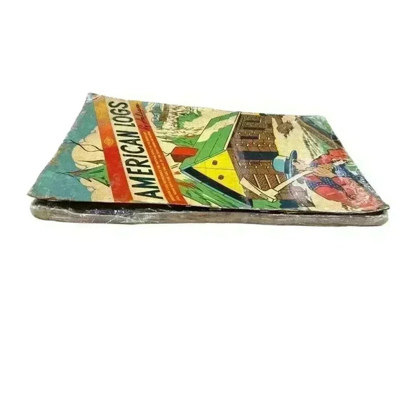 Vintage Halsam American Logs Large Set in Original Box See Photos - Picture 6 of 12